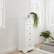Brampton 5 Drawer Wellington Chest of Drawers - The Oak Bed Store