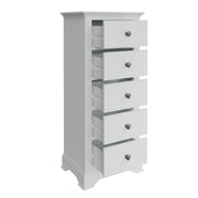 Brampton 5 Drawer Wellington Chest of Drawers - The Oak Bed Store