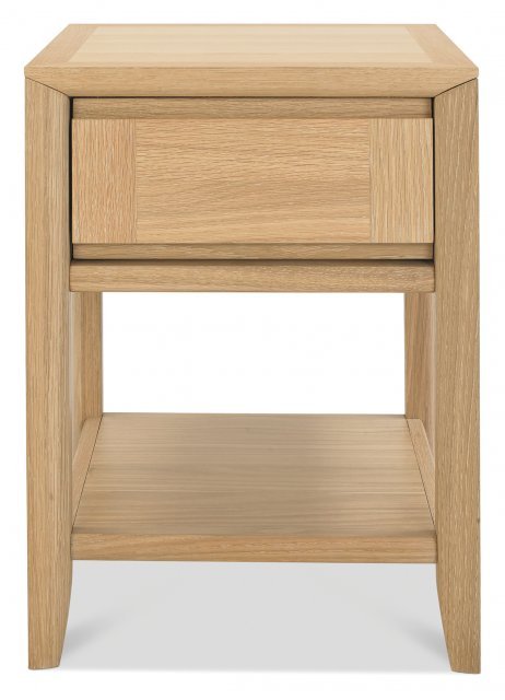 Brantley Lamp Table with Drawer - The Oak Bed Store