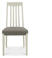 Brantley Soft Grey Slat Back Chair (Set of 2) - The Oak Bed Store
