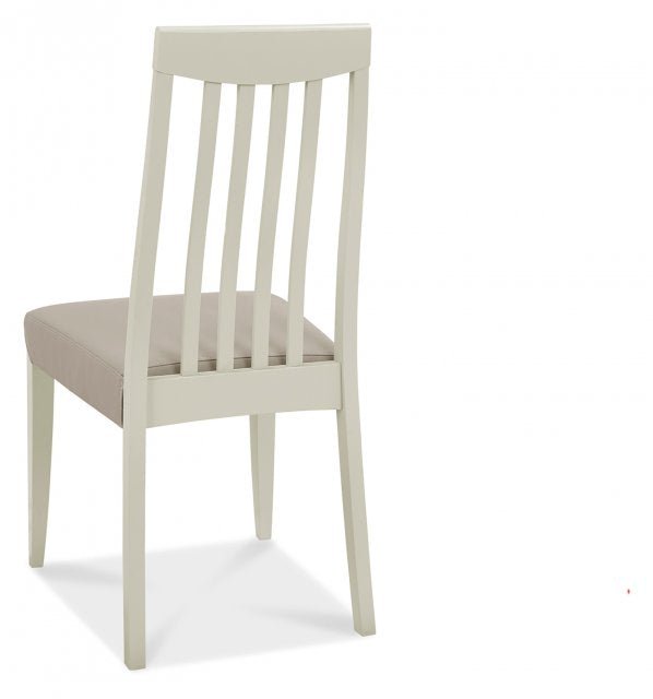 Brantley Soft Grey Slat Back Chair (Set of 2) - The Oak Bed Store