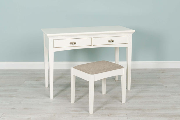 Camden 2 Drawer Dressing Table With Stool - B GRADE - The Oak Bed Store