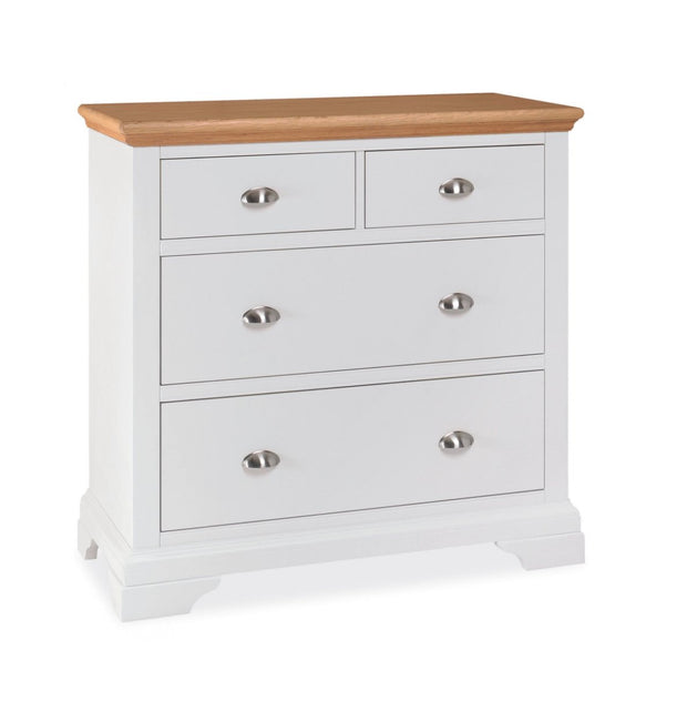 Camden 2 Over 2 Drawer Chest of Drawers - The Oak Bed Store