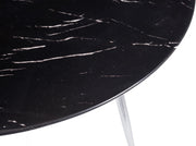 Camden Round Marble Effect Dining Table - 1.2m - The Oak Bed Store