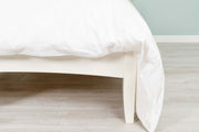 Camden Soft White Wooden Bed Frame - 3ft Single - The Oak Bed Store