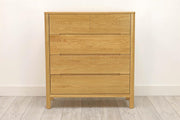 Canterbury Natural Oak 4 Drawer Chest of Drawers - B GRADE - The Oak Bed Store