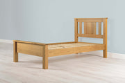 Cavendish Solid Natural Oak Bed Frame - 3ft Single - B GRADE - The Oak Bed Store