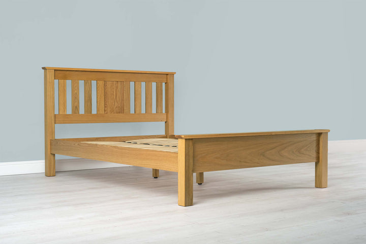 Cavendish Solid Natural Oak Bed Frame - 4ft6 Double - B GRADE - The Oak Bed Store