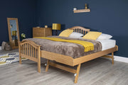 Chelsea Solid Oak Guest Bed - 3ft Single - The Oak Bed Store