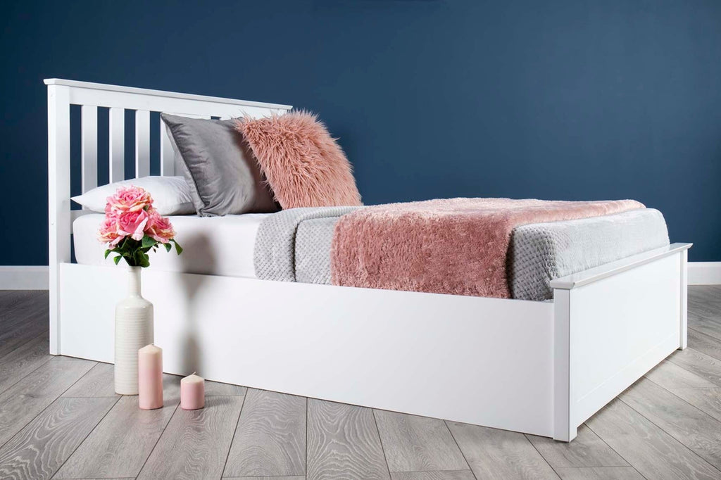 Chester Bright Ottoman Storage Bed Frame 4ft Small Double