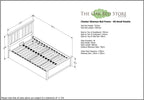 Chester Bright White Ottoman Storage Bed Frame - 4ft Small Double - The Oak Bed Store