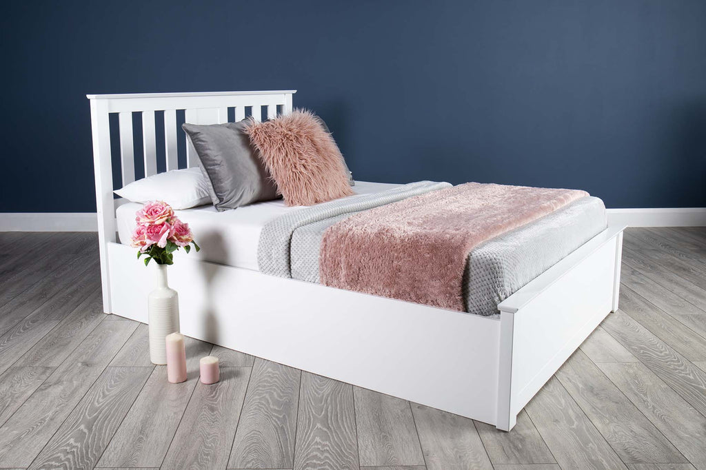 Chester Bright Ottoman Storage Bed Frame 4ft6 Double