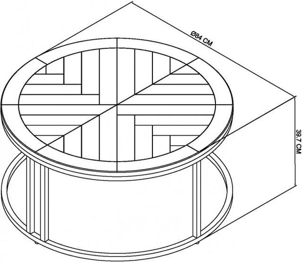Colten Coffee Table - The Oak Bed Store