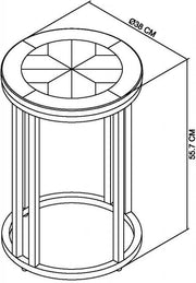 Colten Side Table - The Oak Bed Store