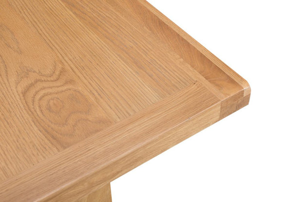 Cotswold Rustic Oak Butterfly Extending Dining Table - 1.0m - The Oak Bed Store