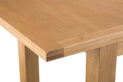 Cotswold Rustic Oak Butterfly Extending Dining Table - 1.7m - The Oak Bed Store