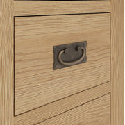 Cotswold Rustic Oak Corner Computer Desk - The Oak Bed Store