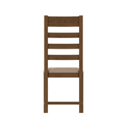 Cotswold Rustic Oak Ladder Back Dining Chair (Set of 2) - The Oak Bed Store