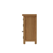 Cotswold Rustic Oak Small Cupboard - The Oak Bed Store