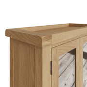 Cotswold Rustic Oak Small Dresser Top - The Oak Bed Store