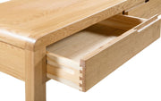 Curdridge Natural Oak 2 Drawer Dressing Table & Stool Set - The Oak Bed Store