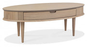 Dana Scandi Oak Coffee Table with Drawer - The Oak Bed Store