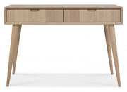 Dana Scandi Oak Console Table with Drawers - The Oak Bed Store