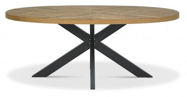 Ealing 6 Seat Circular Dining Table - The Oak Bed Store