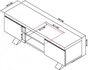 Ealing Entertainment Unit - The Oak Bed Store