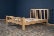 Emporia Solid Natural Oak Bed Frame - 5ft King Size - The Oak Bed Store