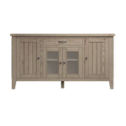 Farrow Aged Oak 4 Door Sideboard - The Oak Bed Store