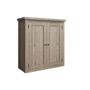 Farrow Aged Oak Larder Unit Top - The Oak Bed Store