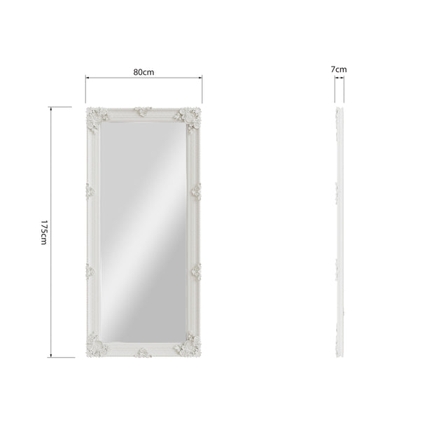 Full Length Large Leaner Mirror - The Oak Bed Store