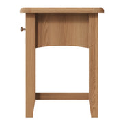 Georgia Natural Oak 1 Drawer Lamp Table - The Oak Bed Store