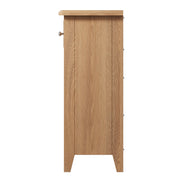 Georgia Natural Oak 2 Drawer 4 Basket Sideboard - The Oak Bed Store