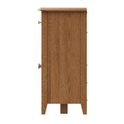 Georgia Natural Oak 3 Door Large Sideboard - The Oak Bed Store