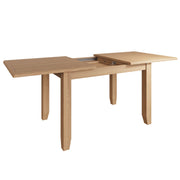 Georgia Natural Oak Butterfly Extending Table - 1.6m - The Oak Bed Store