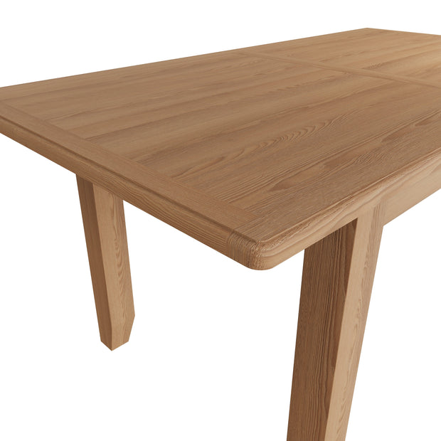 Georgia Natural Oak Butterfly Extending Table - 1.6m - The Oak Bed Store