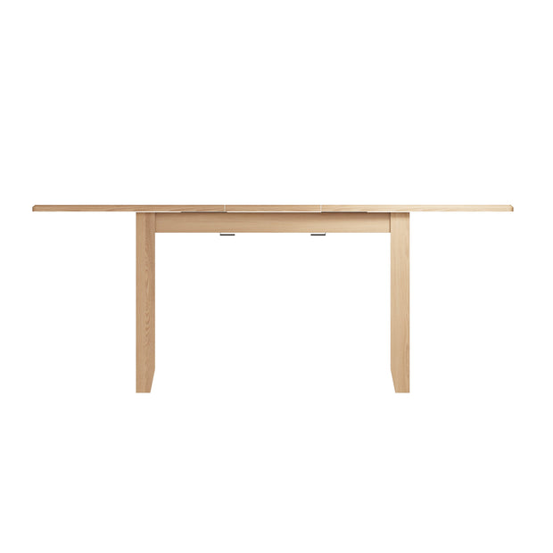 Georgia Natural Oak Butterfly Extending Table - 1.6m - The Oak Bed Store