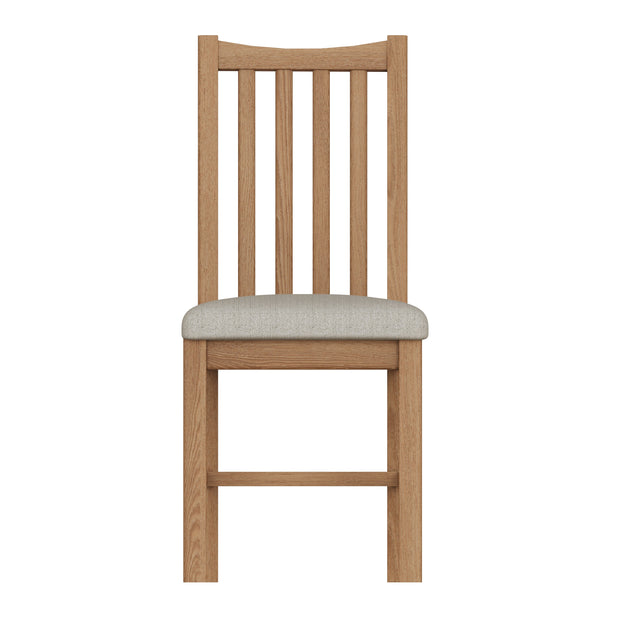 Georgia Natural Oak Ladder Back Dining Chair (Set of 2) - The Oak Bed Store