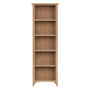 Georgia Natural Oak Large Bookcase - The Oak Bed Store