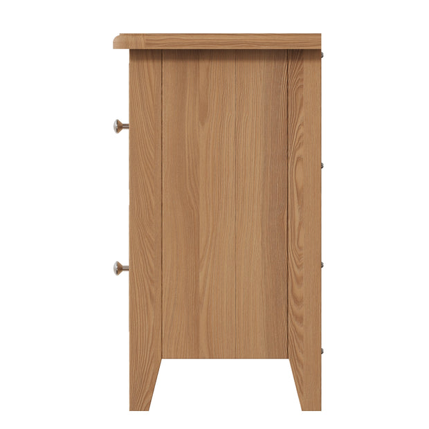 Georgia Natural Oak Small Bedside Cabinet - The Oak Bed Store