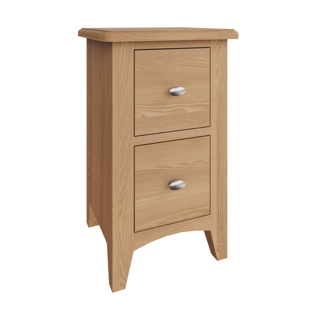Georgia Natural Oak Small Bedside Cabinet - The Oak Bed Store