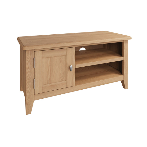 Georgia Natural Oak Standard TV Unit - The Oak Bed Store