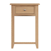 Georgia Natural Oak Telephone Table - The Oak Bed Store