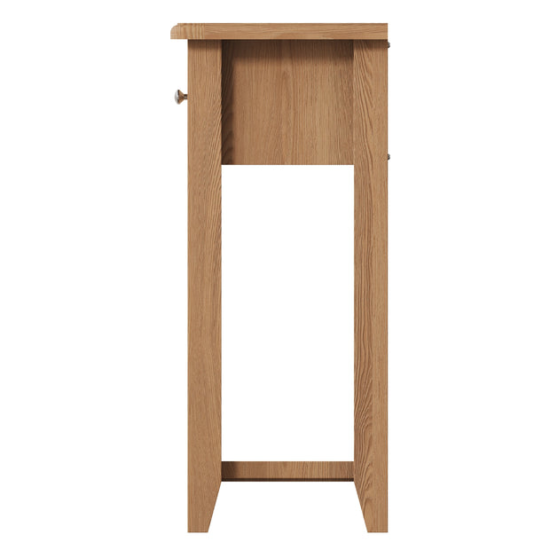 Georgia Natural Oak Telephone Table - The Oak Bed Store