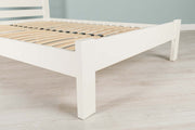 Goodwood Soft White Solid Wood Bed Frame - 5ft King Size - The Oak Bed Store