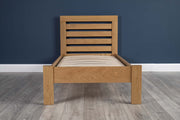 Goodwood Solid Natural Oak Bed Frame - 3ft Single - The Oak Bed Store
