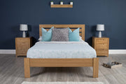 Goodwood Solid Natural Oak Bed Frame - 4ft Small Double - The Oak Bed Store