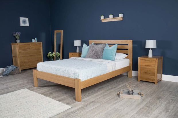 Goodwood Solid Natural Oak Bed Frame - Various Sizes - B GRADE - The Oak Bed Store